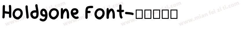 Holdgone Font字体转换